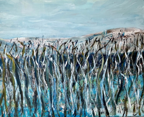 Tanz der Zweige, 65x81cm, 2020/2022